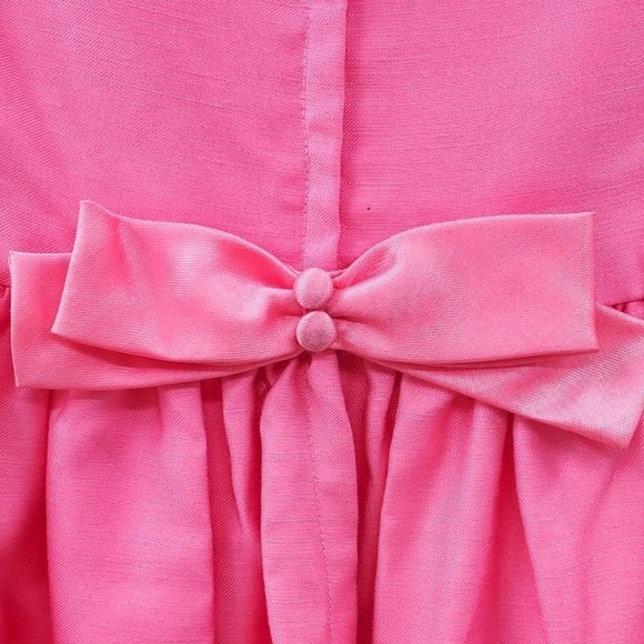 Emma Domb M Bow Back Collared Vintage Maxi Dress - Picture 4 of 9